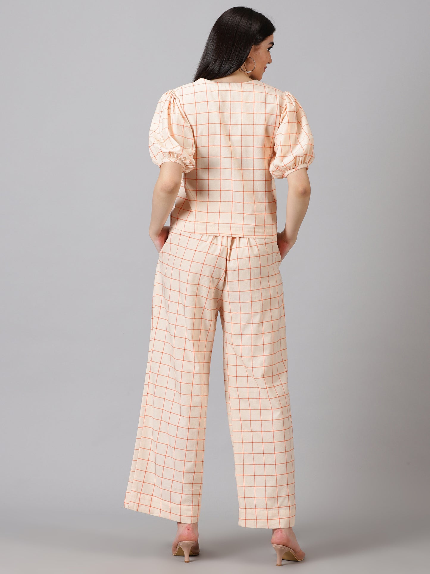 Alisa Cotton Checks Co-ord