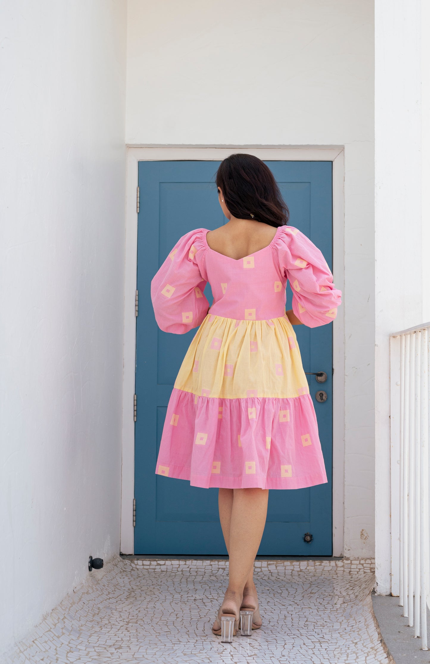 Candy Ruffled Mini Dress