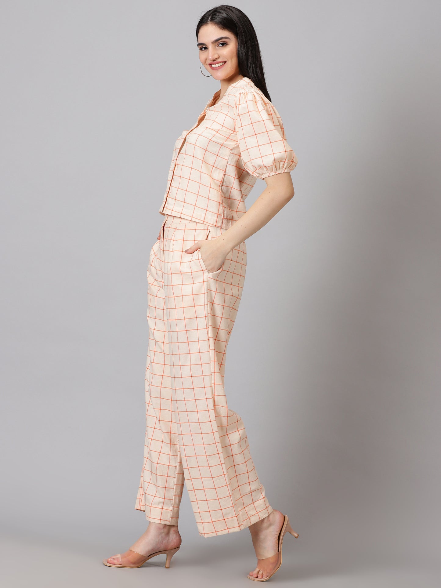 Alisa Cotton Checks Co-ord