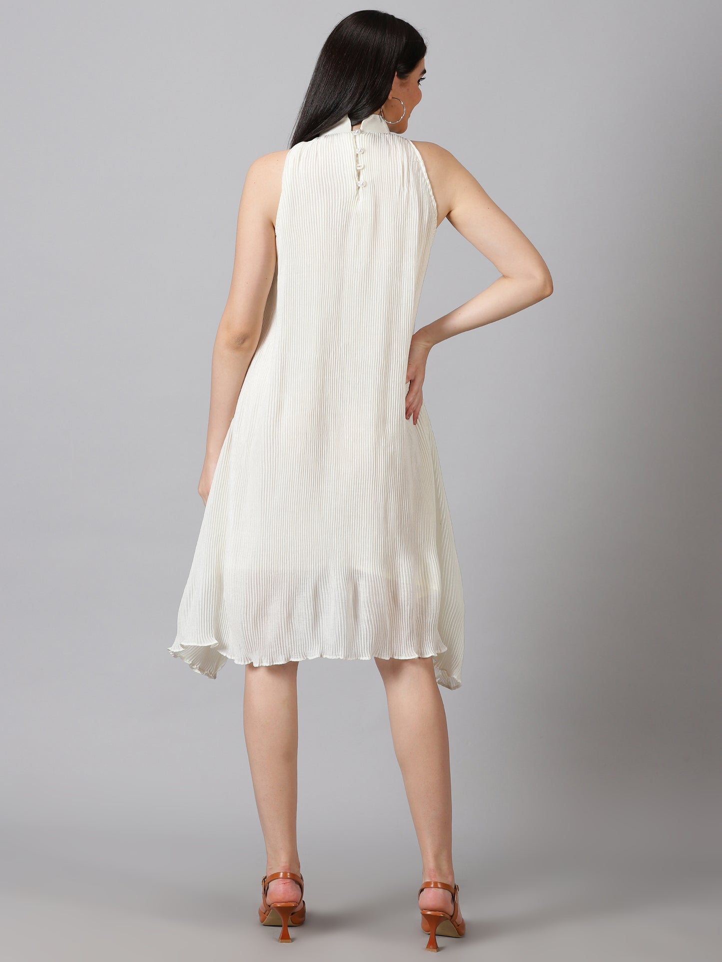 Cocktail Chinon Dress