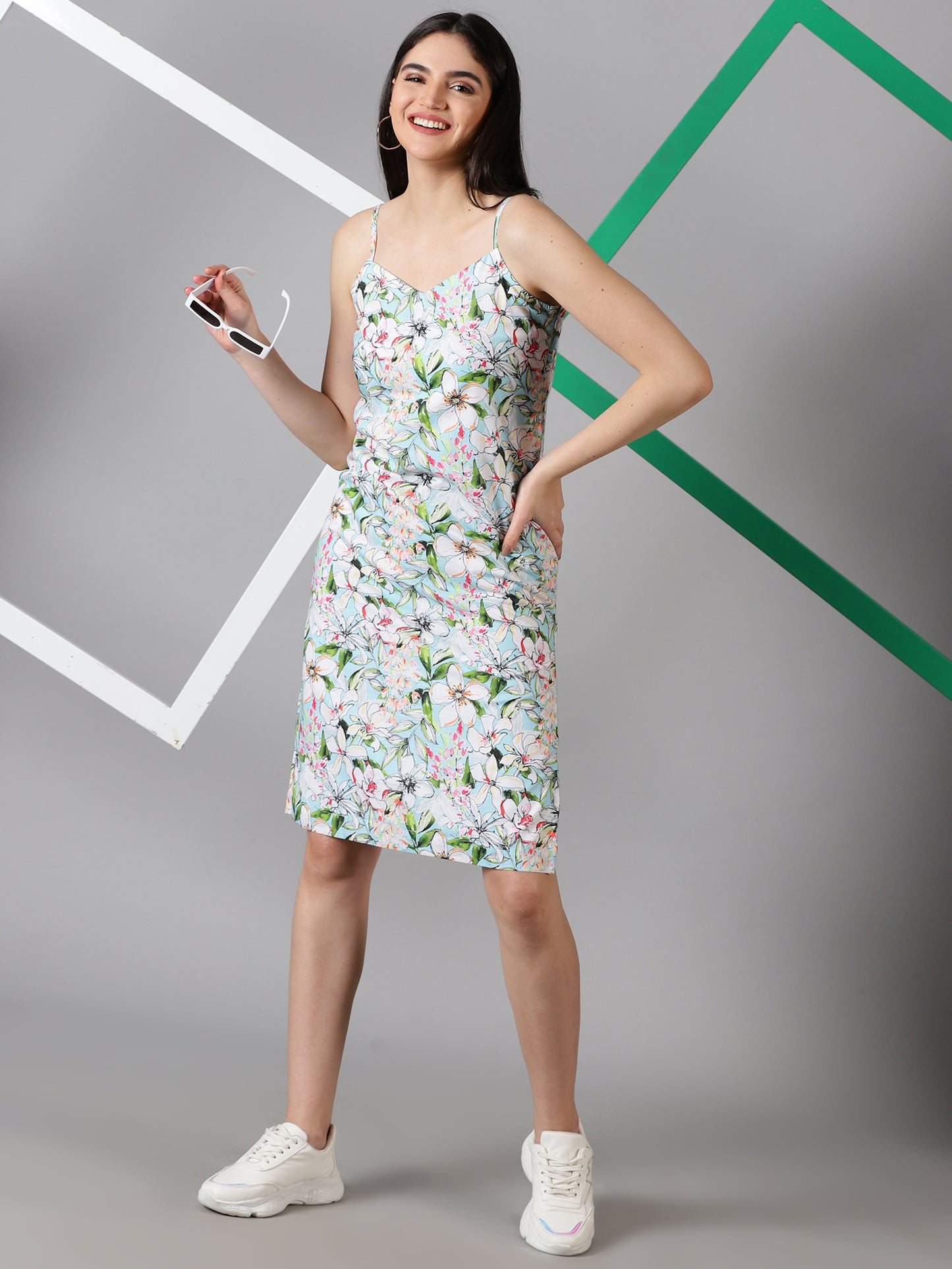 Slit Sheath Midi Dress