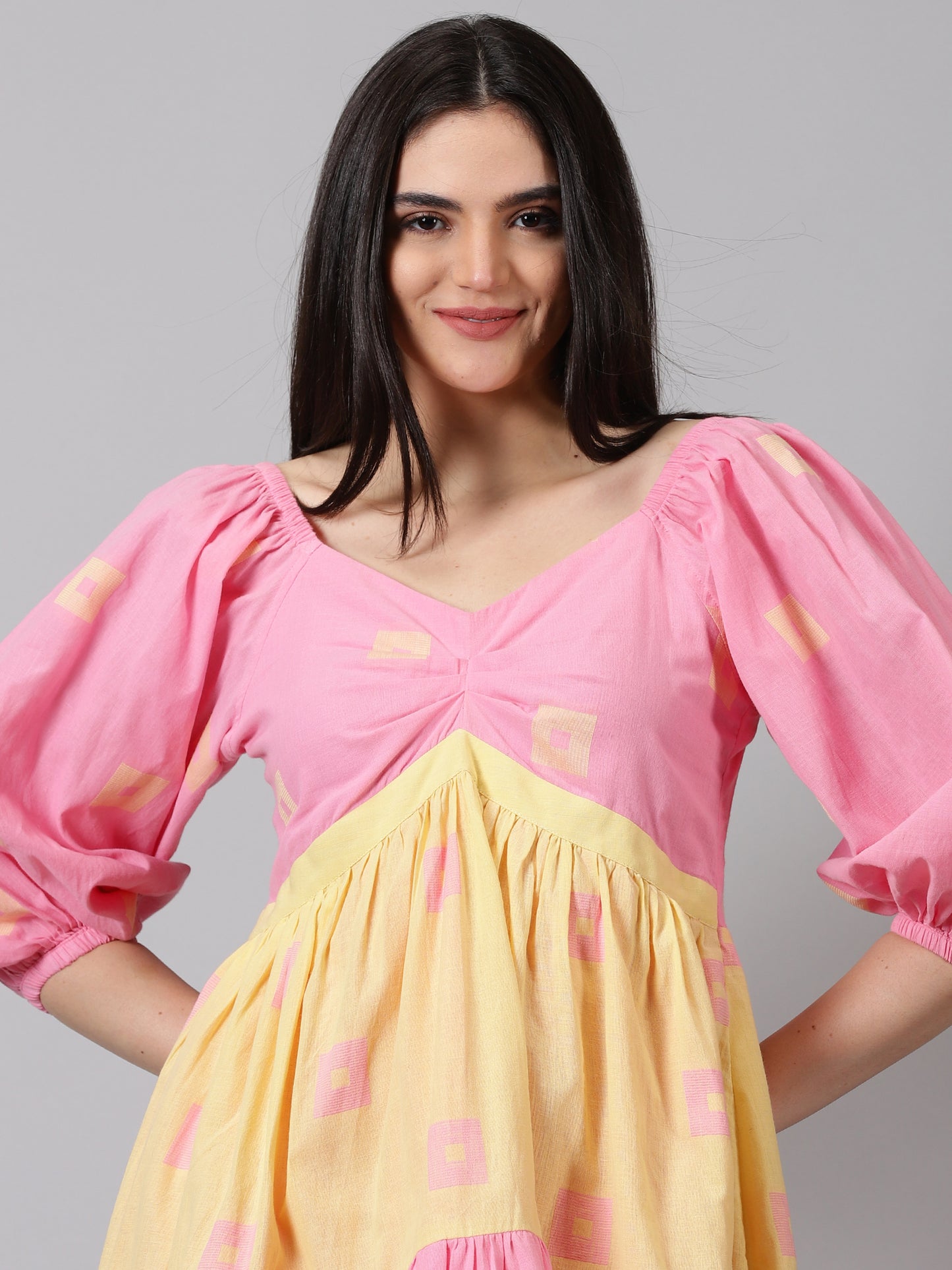 Candy Ruffled Mini Dress