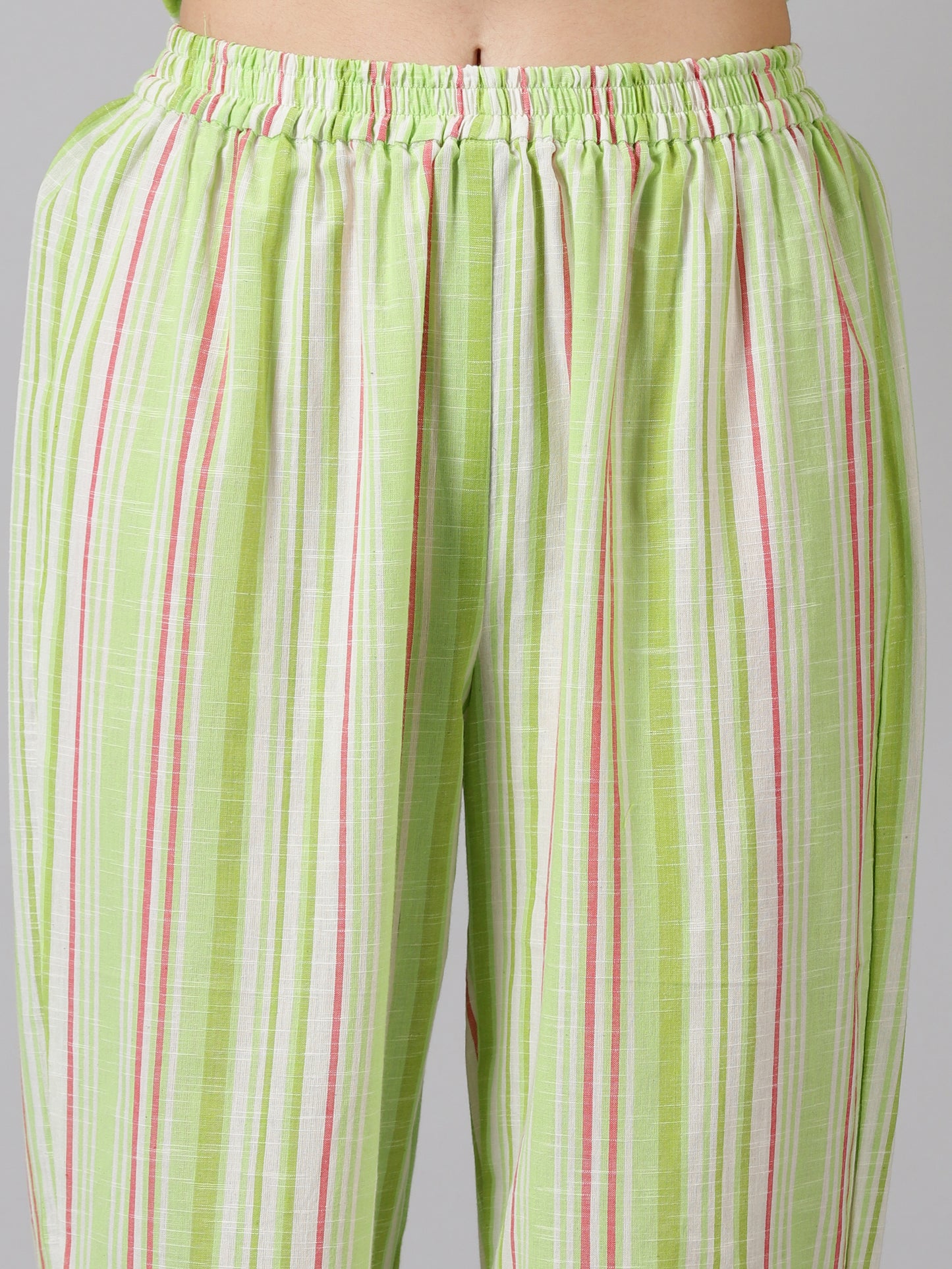 Lime Dobby Cotton Co-ord