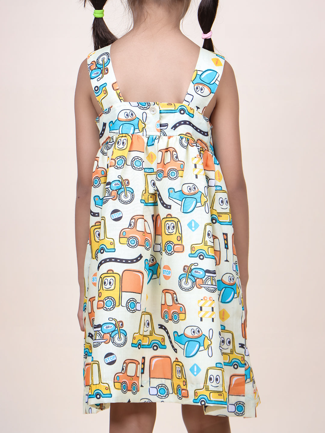 Girls Long Drive Printed Dress