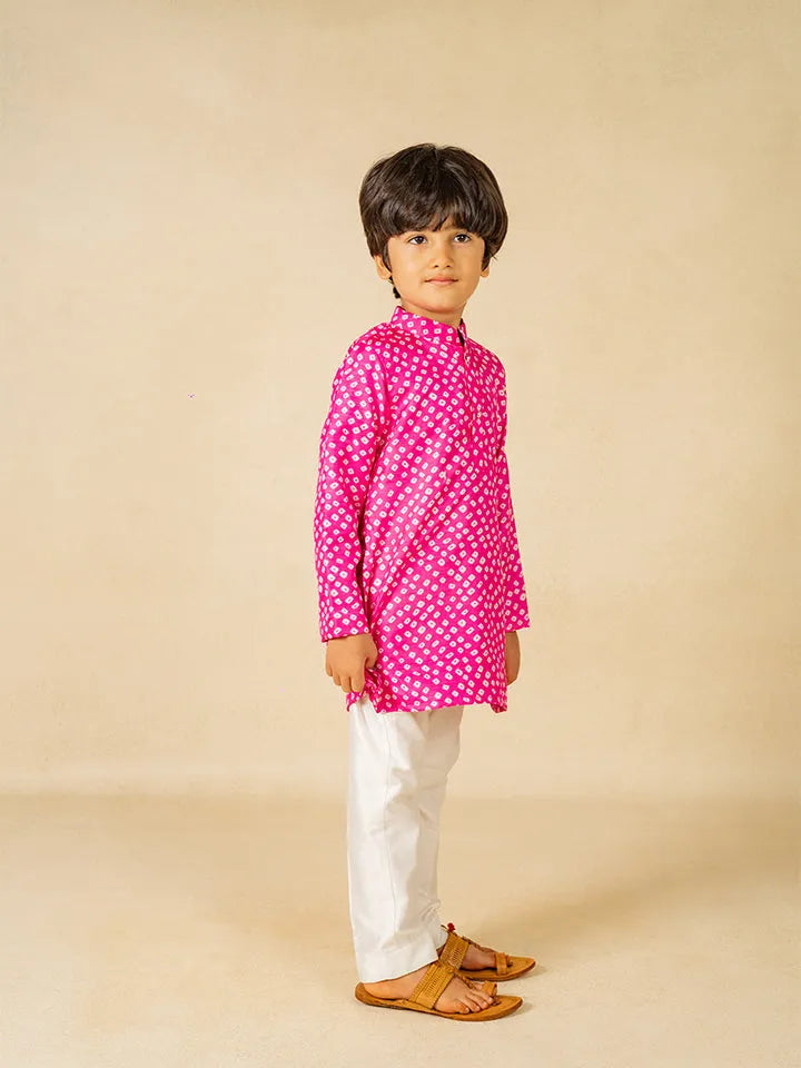 Boys & Girl Pink Sibling Outfits