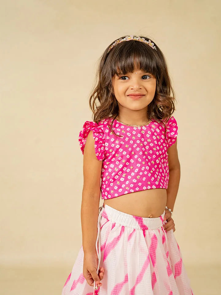 Boys & Girl Pink Sibling Outfits