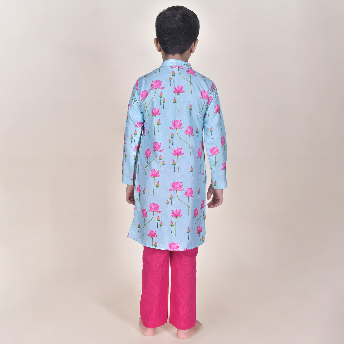 Boys Ethnic Blue Kurta With Pant
