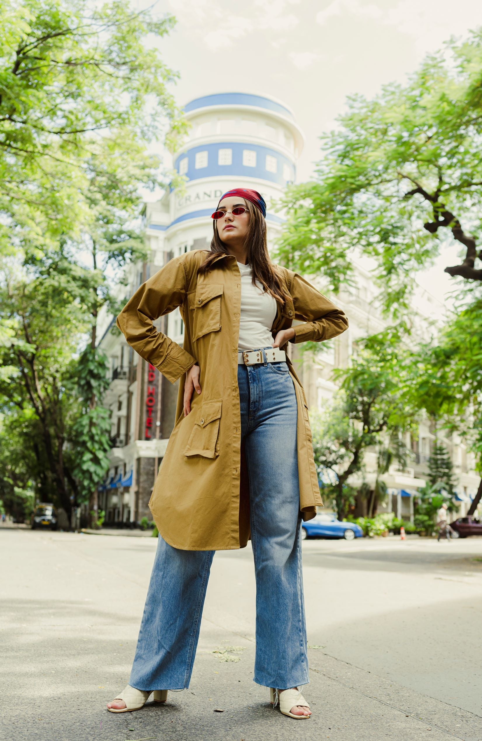 Winter Coat Long Coat With Jeans Female Fawn Long Winter Coat