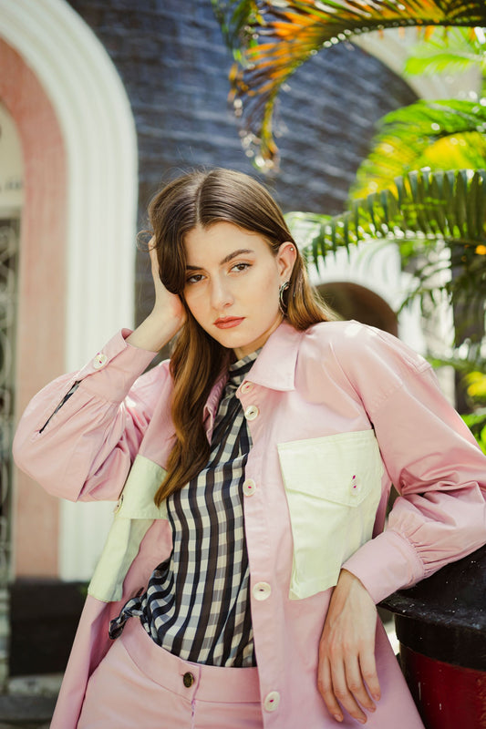 Rose Tunic Shirt Dress