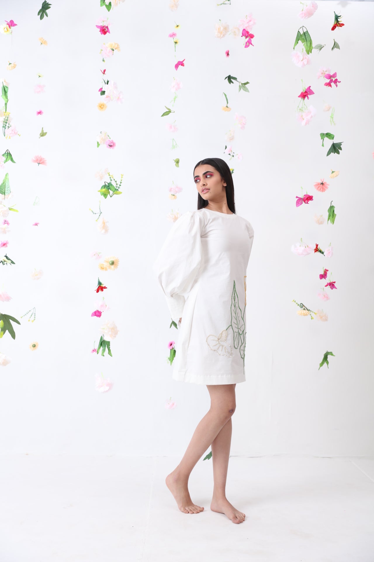 Calla Embroidered Cotton Dress