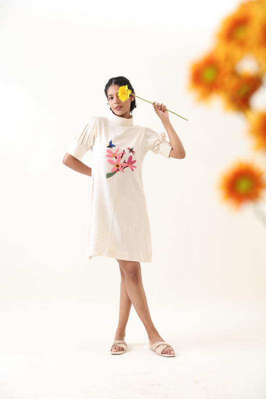 Blossam Kala Cotton Embroidered Dress