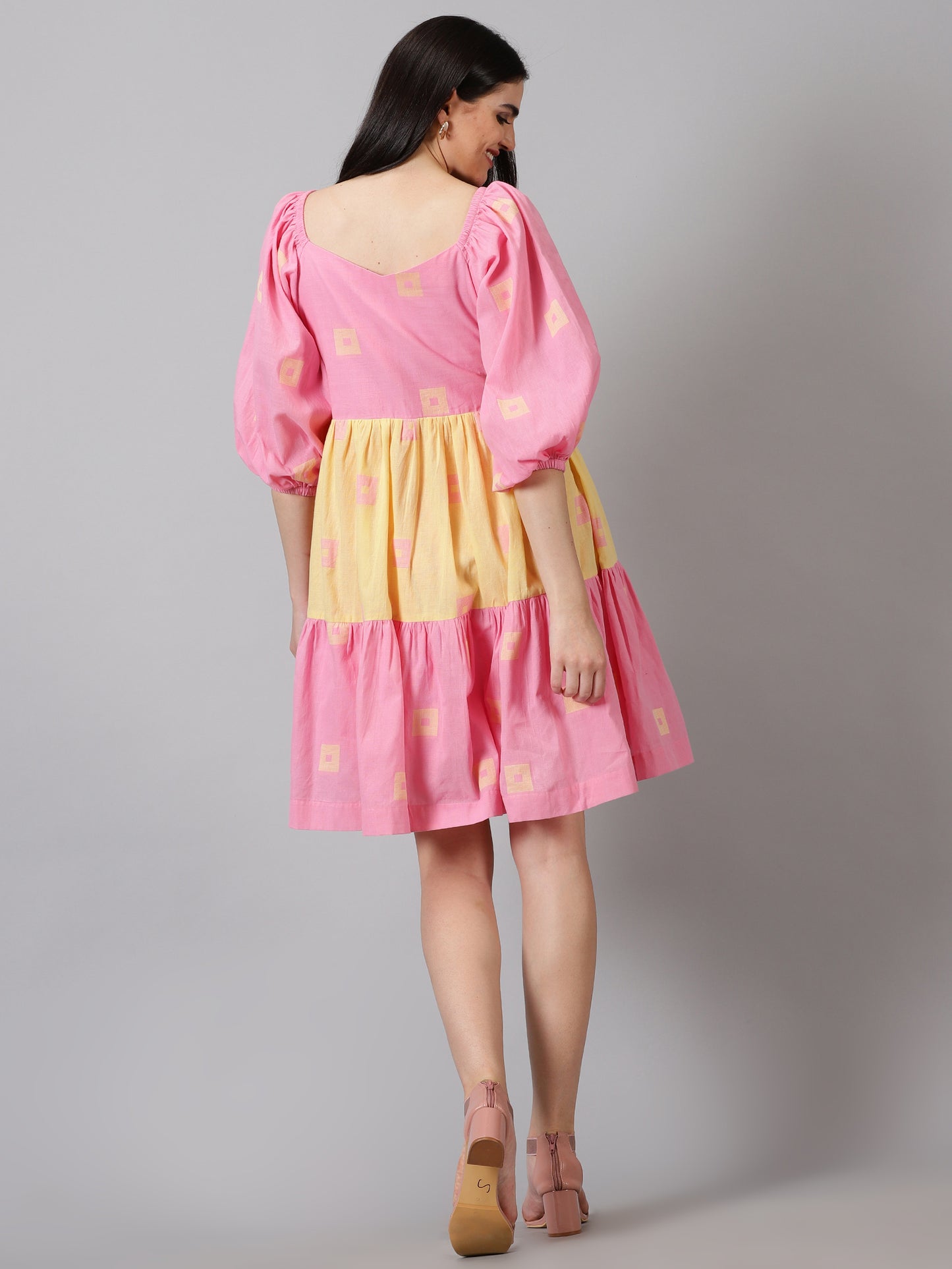 Candy Ruffled Mini Dress