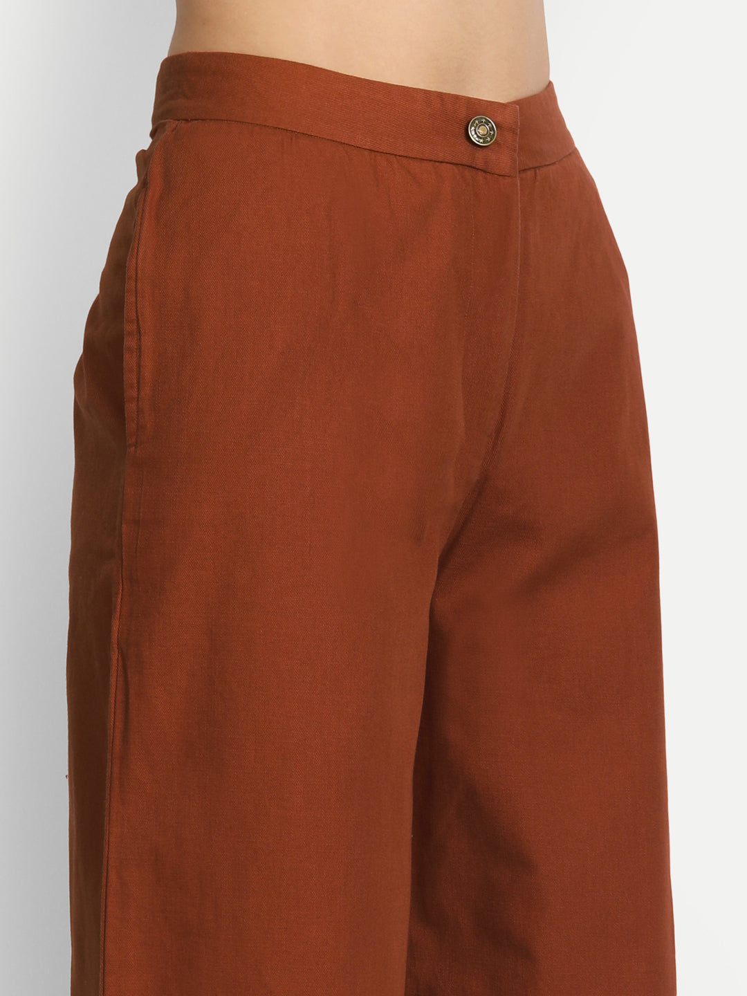 Rust Women Wide Leg Pant – Jilmil