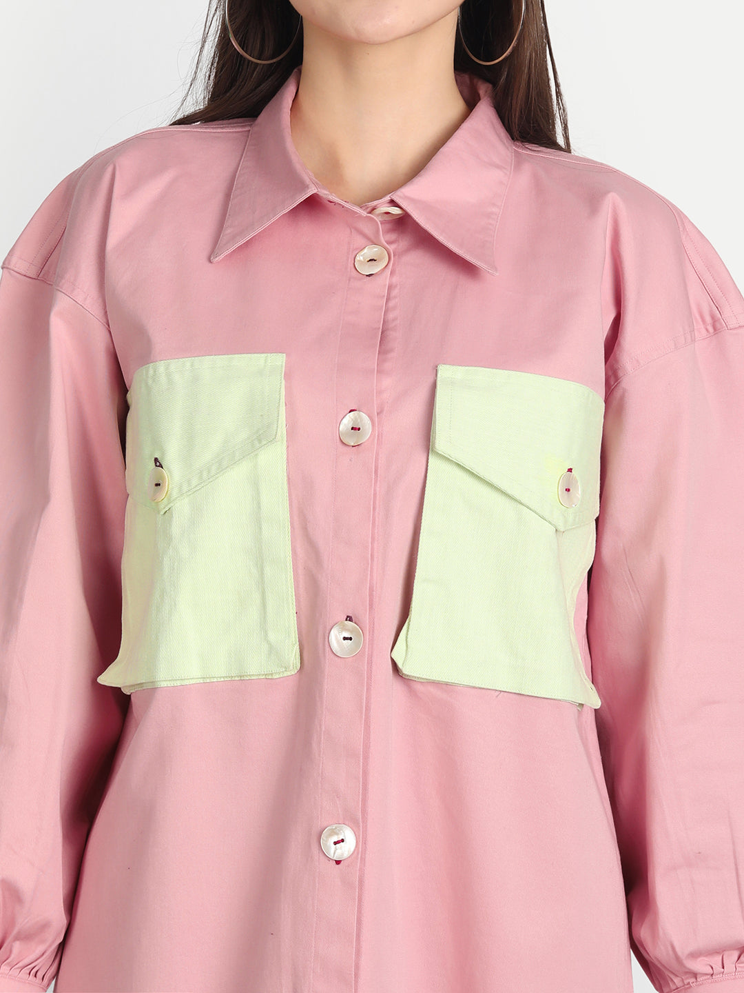 Rose Tunic Shirt Dress