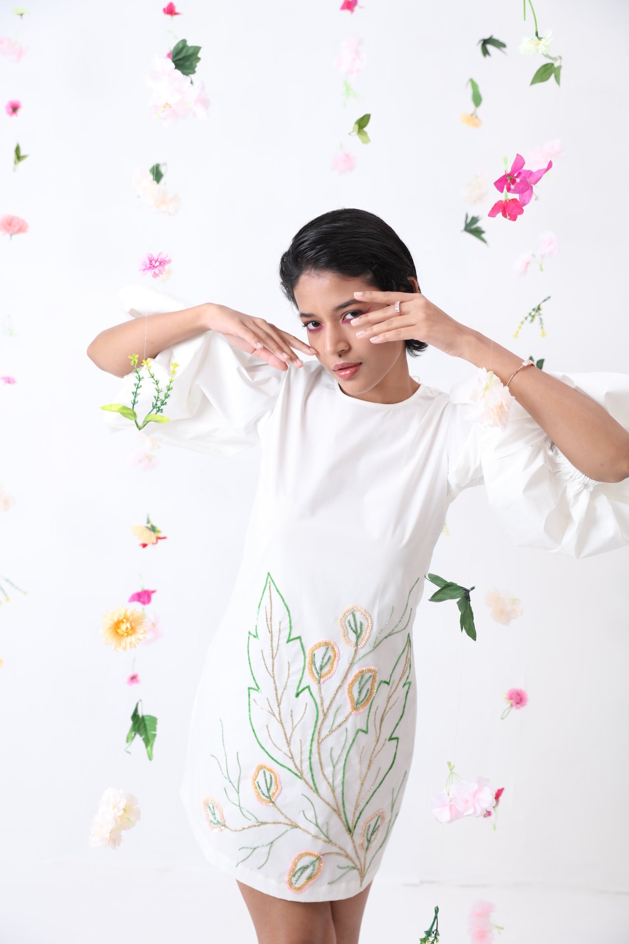Dohil Embroidered Cotton Dress