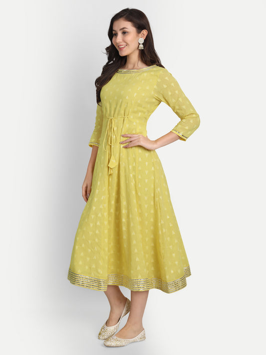 Yellow Single Dress